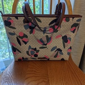 Floral Fossil Tote Bag